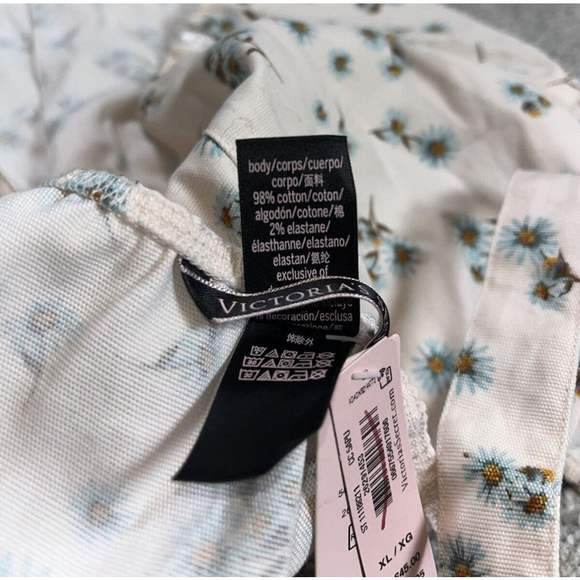 Victoria’s Secret Bustier Tank Top Zipper Corset Daisy Floral Patten Size XL NWT - Picture 5 of 8